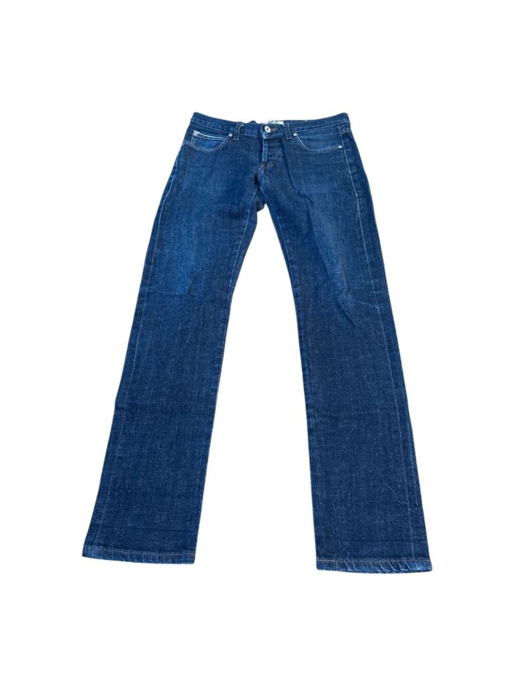 Naked & Famous Mens Stretch Selvedge Denim Jeans Size 33x32 Button Fly Skinny Gu